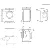 Electrolux EW7F447WIN PerfectCare beépíthető elöltöltős mosógép | Gőz program | 7 kg | 1400 f/perc | LED