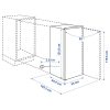 Electrolux Ikea FORKYLD Beépíthető hűtőszekrény | 188l | 122,5 cm magas | 56 cm széles