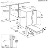 AEG GI7212A2SN Teljesen beépíthető mosogatógép | 60 cm