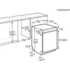 AEG GT7200A2SNM Beépíthető kezelőpaneles mosogatógép | 60 cm