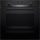 Bosch HBA5570B0 Serie|6 Beépíthető sütő | LCD | 71l | EcoClean | AutoPilot10 | Fekete