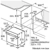 BOSCH HBA571BB4 Serie|2 Beépíthető sütő | Fekete