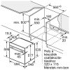 BOSCH HBG676ES6 Serie|8 Beépíthető sütő | Nemesacél