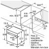 BOSCH HBG7784B1 Serie|8 Beépíthető sütő | Fekete