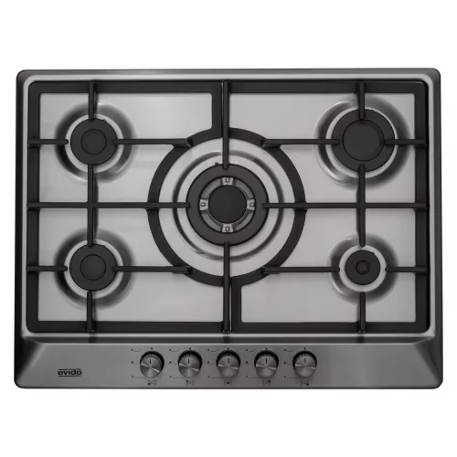 EVIDO VALEO 70X gázfőzőlap,70 cm,WOK,inox