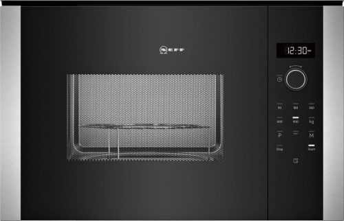Neff HLAGD53N0 N 50 Beépíthető mikrohullámú sütő | LED | grill | 25l | Fekete