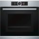 BOSCH HNG6764S1 Serie|8 Beépíthető sütő gőz és mikrohullám funkcióval | TFT | 67l | Pirolitikus | 4D Hotair | Added Steam | PerfectBake | PerfectRoast | Nemesacél