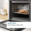 BOSCH HNG6764S1 Serie|8 Beépíthető sütő gőz és mikrohullám funkcióval | TFT | 67l | Pirolitikus | 4D Hotair | Added Steam | PerfectBake | PerfectRoast | Nemesacél