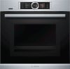 BOSCH HNG6764S6 Serie|8 Beépíthető sütő gőz és mikrohullám funkcióval | TFT | 67l | Pirolitikus | 4D Hotair | Added Steam | PerfectBake | PerfectRoast | Wifi | Nemesacél