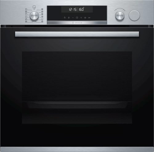 Bosch HRG5584S1 Serie|6 Beépíthető sütő gőz funkcióval | LCD | 71l | EcoClean | AutoPilot30 | AddedSteam  | Nemesacél