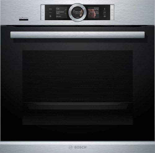 BOSCH HRG6769S6 Serie|8 Beépíthető sütő gőz funkcióval | TFT | 71l | Pirolitikus | Added Steam | PerfectBake | PerfectRoast | Wifi | Nemesacél