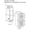 Electrolux IK277BNL Beépíthető kombinált alulfagyasztós hűtőszekrény | NoFrost | DynamicAir | CleanAir | 166/60 | 152.3 cm magas | 54.7 cm széles