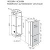 Electrolux IK301BNL Beépíthető kombinált alulfagyasztós hűtőszekrény | NoFrost | DynamicAir | CleanAir | 194/60 | 165 cm magas | 54.7 cm széles