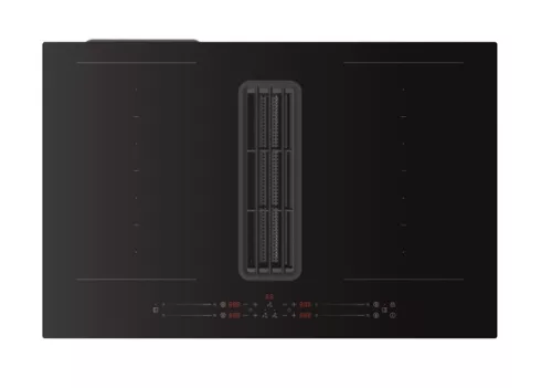 EVIDO VENTO 80DB páraelszívóval integrált indukciós főzőlap, 80 cm, 2 db multizone, fekete