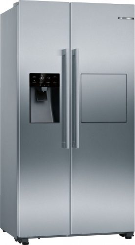 Bosch KAG93AIEP Serie|6 Amerikai Side by Side kombinált hűtőszekrény | NoFrost | Jégadagoló | VarioZone | 366/165l | 179 cm magas | 91 cm széles | Nemesacél