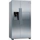BOSCH KAG93AIEP Serie|6 Amerikai Side by Side kombinált hűtőszekrény | NoFrost | Jégadagoló | VarioZone | 366/165l | 179 cm magas | 91 cm széles | Nemesacél
