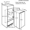 ZANUSSI Zanker KEAK12ES Beépíthető hűtőszekrény | 188 l | 122.5 cm magas | 56 cm széles