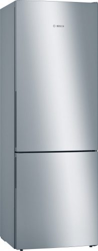 Bosch KGE49AICA Serie|6 Szabadonálló kombinált alulfagyasztós hűtőszekrény | LowFrost | 302/111 l | 201 cm magas | 70 cm széles | Inox