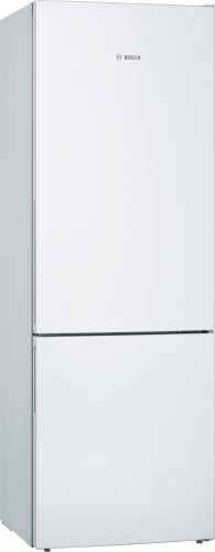 BOSCH KGE49AWCA Serie|6 Szabadonálló kombinált alulfagyasztós hűtőszekrény | LowFrost | 302/111 l | 201 cm magas | 70 cm széles | Fehér