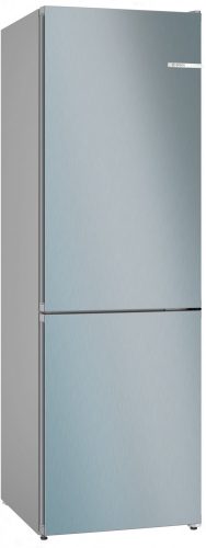 Bosch KGN362LDF Serie|4 Szabadonálló kombinált alulfagyasztós hűtőszekrény | NoFrost | MultiAirFlow | 218/103 l | 186 cm magas | 60 cm széles | Inox
