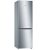 Bosch KGN36NLEA Serie|2 Szabadonálló kombinált alulfagyasztós hűtőszekrény | NoFrost | MultiAirflow | 215/87 l | 186 cm magas | 60 cm széles | Inox
