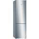 BOSCH KGN392LDC Serie|4 Szabadonálló kombinált alulfagyasztós hűtőszekrény | NoFrost | VitaFresh | 279/89 l | 203 cm magas | 60 cm széles | Szálcsiszolt acél színű