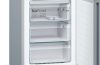 BOSCH KGN392LDC Serie|4 Szabadonálló kombinált alulfagyasztós hűtőszekrény | NoFrost | VitaFresh | 279/89 l | 203 cm magas | 60 cm széles | Nemesacél kinézet