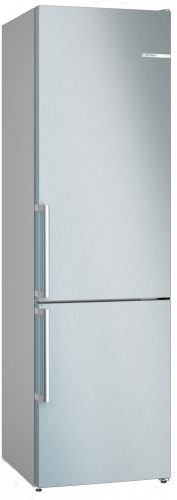 Bosch KGN39VLCT Serie|4 Szabadonálló kombinált alulfagyasztós hűtőszekrény | NoFrost | MultiAirFlow | 260/103 l | 203 cm magas | 60 cm széles | Inox