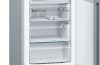BOSCH KGN39VLEB Serie|4 Szabadonálló kombinált alulfagyasztós hűtőszekrény | NoFrost | PerfectFit | 279/89 l | 203 cm magas | 60 cm széles | Nemesacél kinézet