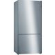 BOSCH KGN864IFA Serie|4 Szabadonálló kombinált  alulfagyasztós hűtőszekrény | NoFrost | PerfectFit | 479/152 l | 186  cm magas | 86 cm széles | Nemesacél