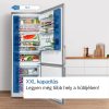 BOSCH KGN864IFA Serie|4 Szabadonálló kombinált  alulfagyasztós hűtőszekrény | NoFrost | PerfectFit | 479/152 l | 186  cm magas | 86 cm széles | Nemesacél