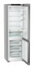 LIEBHERR KGNsfd 57Z03 Szabadonálló kombinált alulfagyasztós hűtőszekrény | NoFrost | EasyFresh | 268/103 l | 201.5 cm magas | 59,7 cm széles | Silver