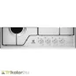   Electrolux KGS6424SX Beépíthető gázfőzőlap | 60 cm | Inox