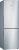 Bosch KGV36VLEAS Serie|4 Szabadonálló kombinált alulfagyasztós hűtőszekrény | LowFrost | 214/94 l | 186 cm magas | 60 cm széles | Inox