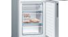 Bosch KGV36VLEAS Serie|4 Szabadonálló kombinált alulfagyasztós hűtőszekrény | LowFrost | 214/94 l | 186 cm magas | 60 cm széles | Nemesacél kinézet