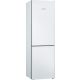 BOSCH KGV36VWEA Serie|4 Szabadonálló kombinált alulfagyasztós hűtőszekrény | LowFrost | 214/94 l | 186 cm magas | 60 cm széles | Fehér