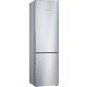 BOSCH KGV39VLEAS Serie|4 Szabadonálló kombinált alulfagyasztós hűtőszekrény | LowFrost | 248/94 l | 201 cm magas | 60 cm széles | Nemesacél kinézet