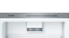 Bosch KGV58VLEAS Serie|4 Szabadonálló kombinált alulfagyasztós hűtőszekrény | LowFrost | 376/124 l | 191 cm magas | 70 cm széles | Nemesacél kinézet