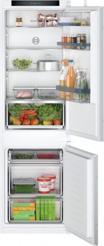 Bosch KIV86VSE0 Serie|4 Beépíthető kombinált alulfagyasztós hűtőszekrény | LowFrost | EcoAirflow | 183/84 l | 177.2 cm magas | 54.1 cm széles