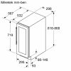 Neff KU9202HF0 Serie|6 Beépíthető borhűtő | 58 l | 21db 0,75l-es palack | 82x30x55c