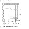 BOSCH KUL22VFD0 Serie|4 Munkapult alá beépíthető hűtőszekrény fagyasztórekesszel