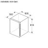 Bosch KWK16ABGA Serie|6 Szabadonálló borhűtő | 120 l | 44db 0,75l-es palack | 82x60x60cm