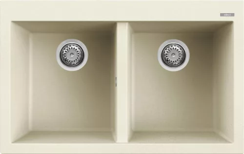 ELLECI - Gránit mosogatótálca Quadra 350 G62 Bianco Antico