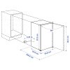 ZANUSSI Leonard LK0853 Beépíthető hűtőszekrény | 124 l | 87.3 cm magas | 54.8 cm széles