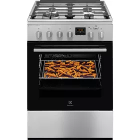   Electrolux LKK664201X Kombinált tűzhely | Katalitikus | PlusSteam | AirFry | 58l | Inox