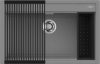 ELLECI - Mosogatótálca Best 130 Workstation Szett M73 titanium