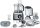 Bosch MC812M844 Kompakt konyhai robotgép | 1250 W | Acél/szürke
