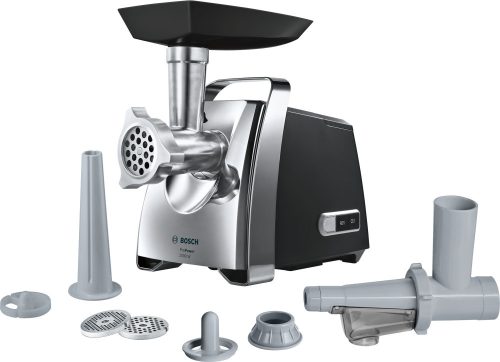 Bosch MFW67450 Húsdaráló|700 W|3,5 kg/perc|tárcsa: 3 / 4,8 / 8|kolbásztöltő