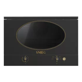   SMEG BEÉPÍTHETŐ MIKROHULLÁMÚ SÜTŐ, Colonial design, 22 liter, antracit
