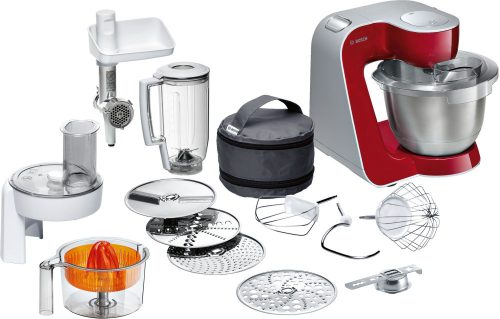Bosch MUM55761 Konyhai robotgép | MUM5 | 900 W | Piros/ezüst